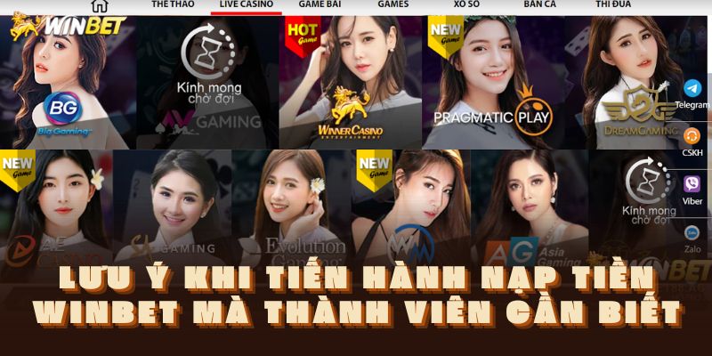 Hướng Dẫn Nạp tiền Winbet Chỉ Trong 3 Phút Giao Dịch