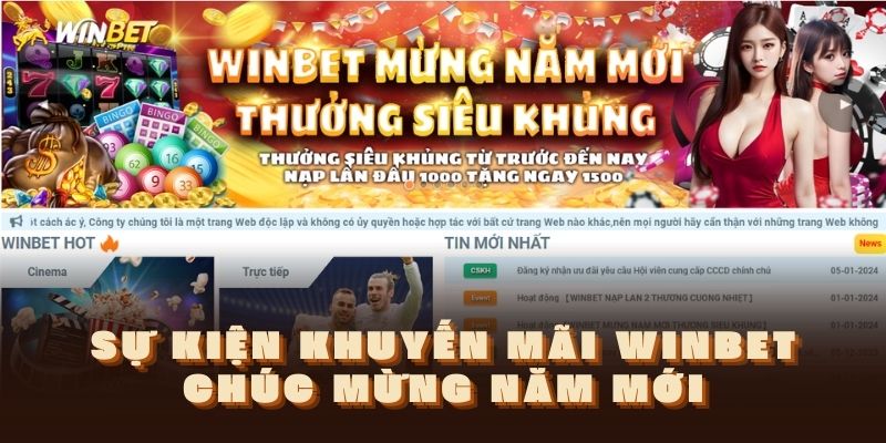 HOT: 7 Khuyến Mãi WINBET Mới Nhất Nóng Bỏng Tay 2024